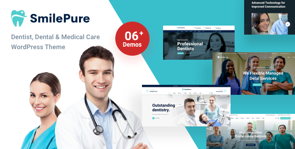 SmilePure - Dental & Medical Care WordPress Theme