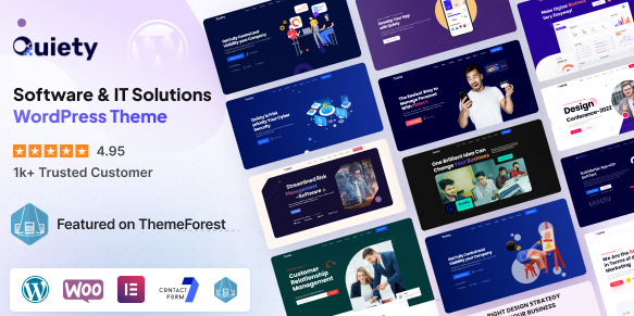 Quiety  – Software & IT Solutions WordPress Theme